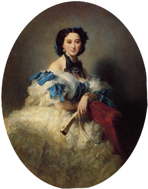 Franz Xaver Winterhalter Countess Varvara Alekseyevna Musina-Pushkina oil painting image